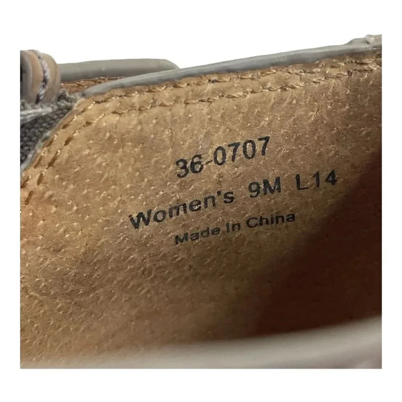 Anthropologie Trask Saydee Wedges Leather Ankle Strap Sandals Boho - Picture 10 of 10